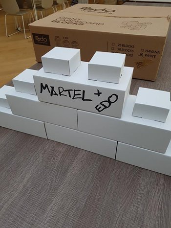 Martel and Edo do everything for creative, interactive and participatory events