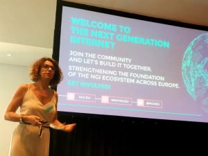 Dr Monique Calisti, Martel's CEO, at NGI Forum 18