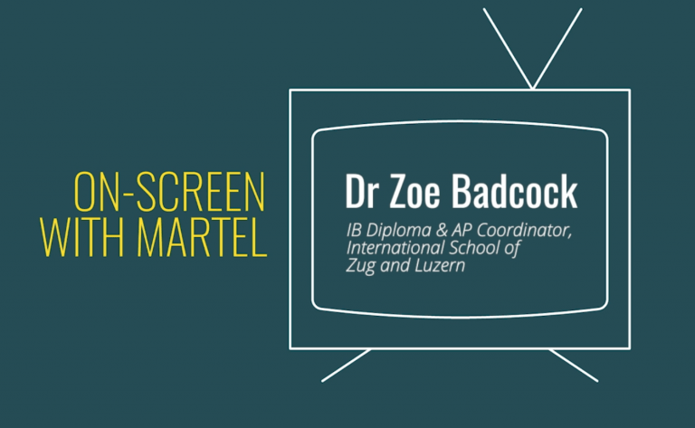 on-screen with Martel