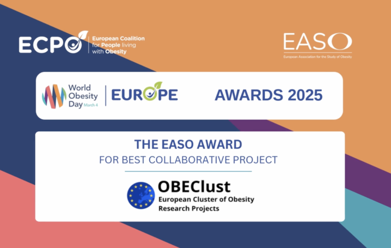 World Obesity Day: OBEClust Honoured with European Award accepted by BIO-STREAMS Coordinator